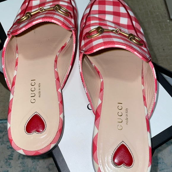 AUTHENTIC Gucci Mules Size 37.5 - Picture 2 of 11